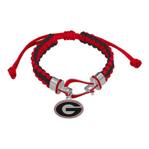 New Georgia Bulldogs Lucky Charm Bracelet, Gift for Her Mom Him Dad, NCAA
